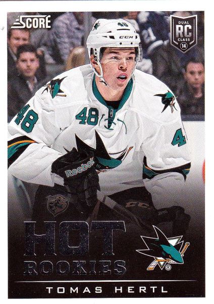 insert RC karta TOMÁŠ HERTL 13-14 Score Hot Rookies číslo 700